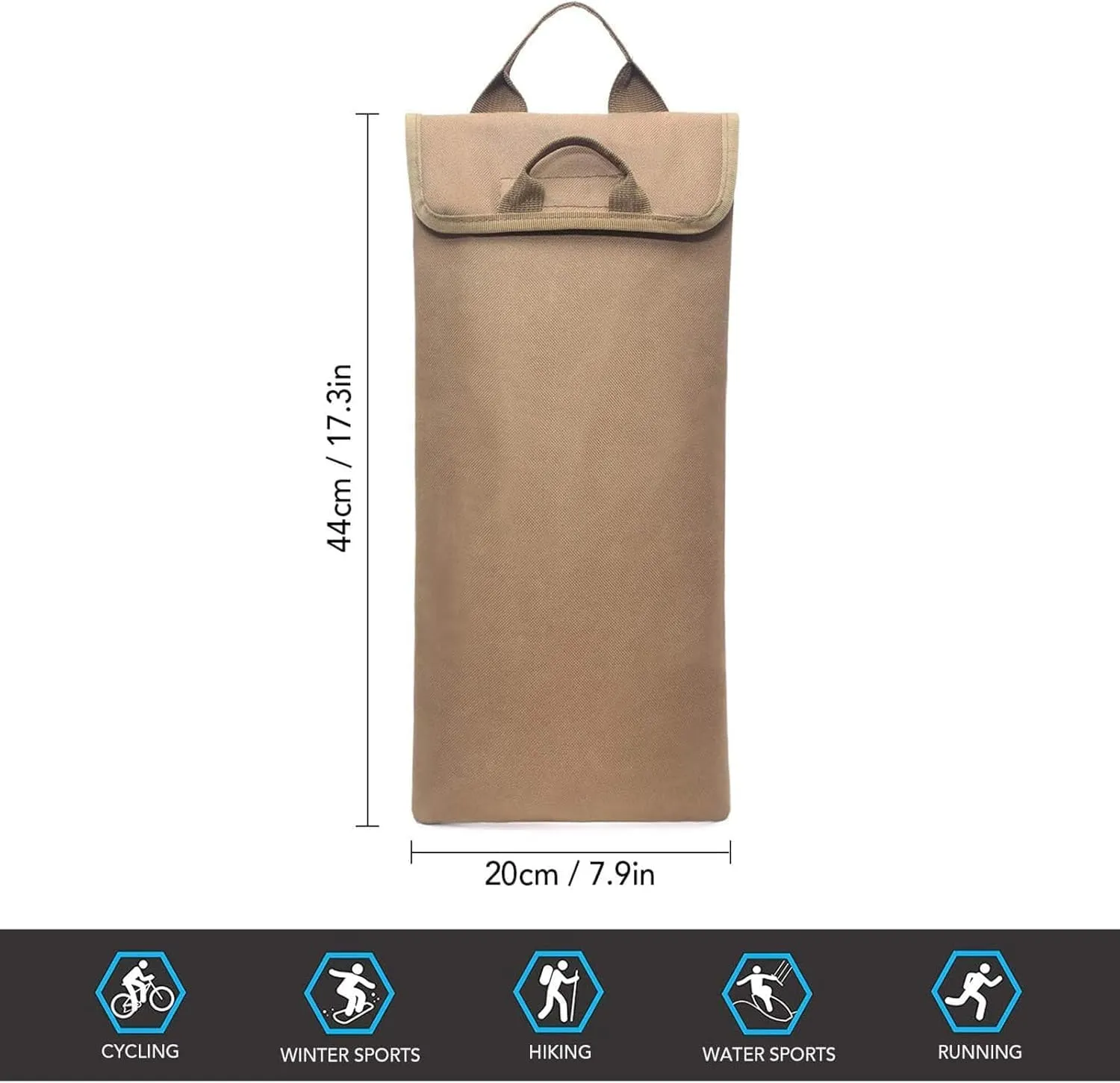 2PCS Hydration Bladder Insulation Sleeve - Insulated Water Bladder Sleeve, Protective Cooler Bag, Convenient 600D Oxford Water Bladder Pack, Lightweight Storage Pouch