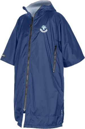 4Monster Swim Parka with Hood,Quick-dry Wetsuit Changing Robe Waterproof,Warm Coat Surf Poncho for Water Sport, Beach&Pool
