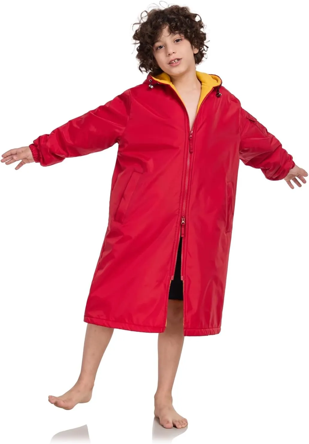 Adoretex Unisex Swim Parka Water Resistant Warm Coat Water Sports Swim Parka for Adult & Kids