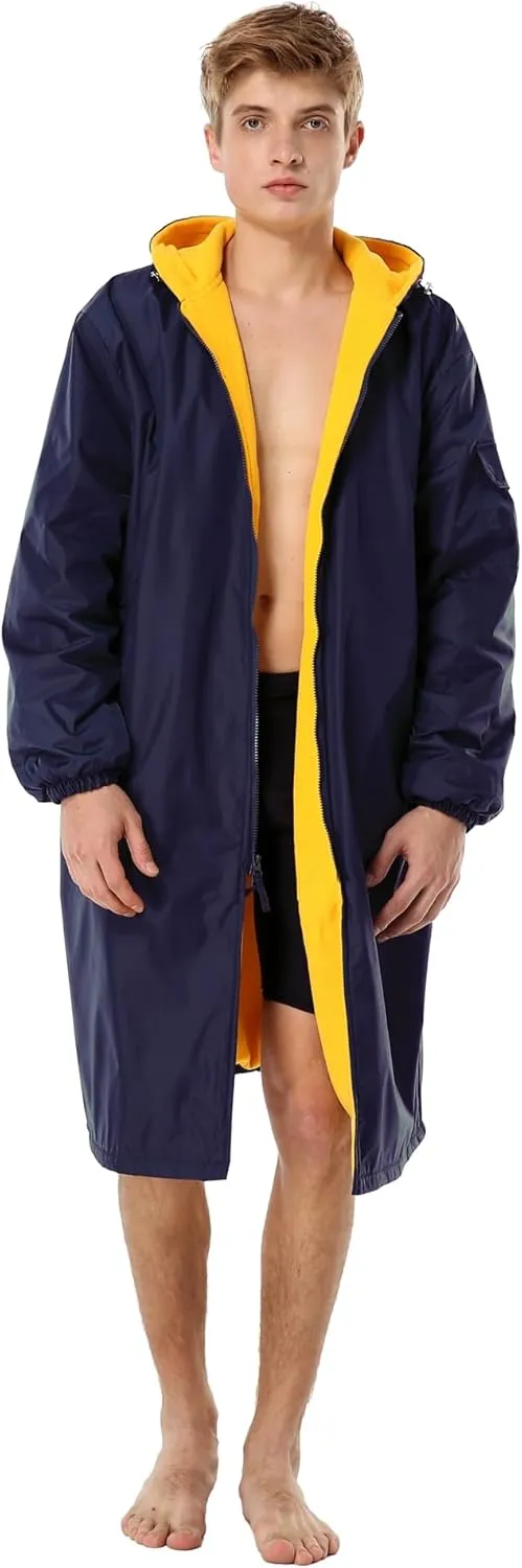 Adoretex Unisex Swim Parka Water Resistant Warm Coat Water Sports Swim Parka for Adult & Kids