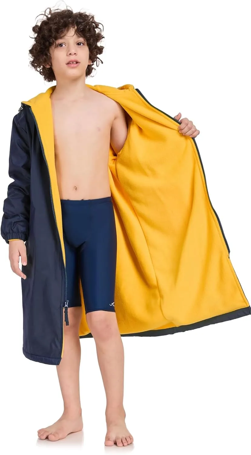 Adoretex Unisex Swim Parka Water Resistant Warm Coat Water Sports Swim Parka for Adult & Kids