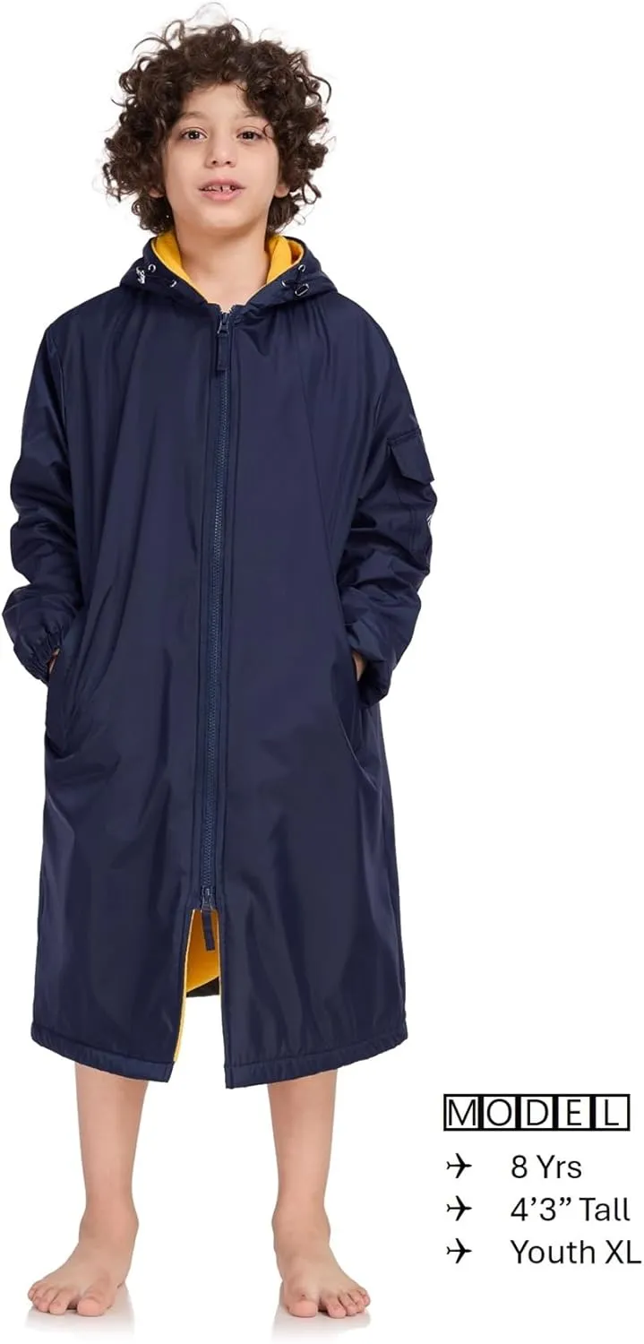 Adoretex Unisex Swim Parka Water Resistant Warm Coat Water Sports Swim Parka for Adult & Kids