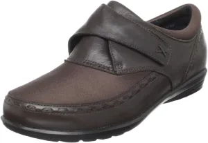Aetrex Women's Emma Orthopedic Adjustable Slip on Leather Monk Strap Loafer Shoe