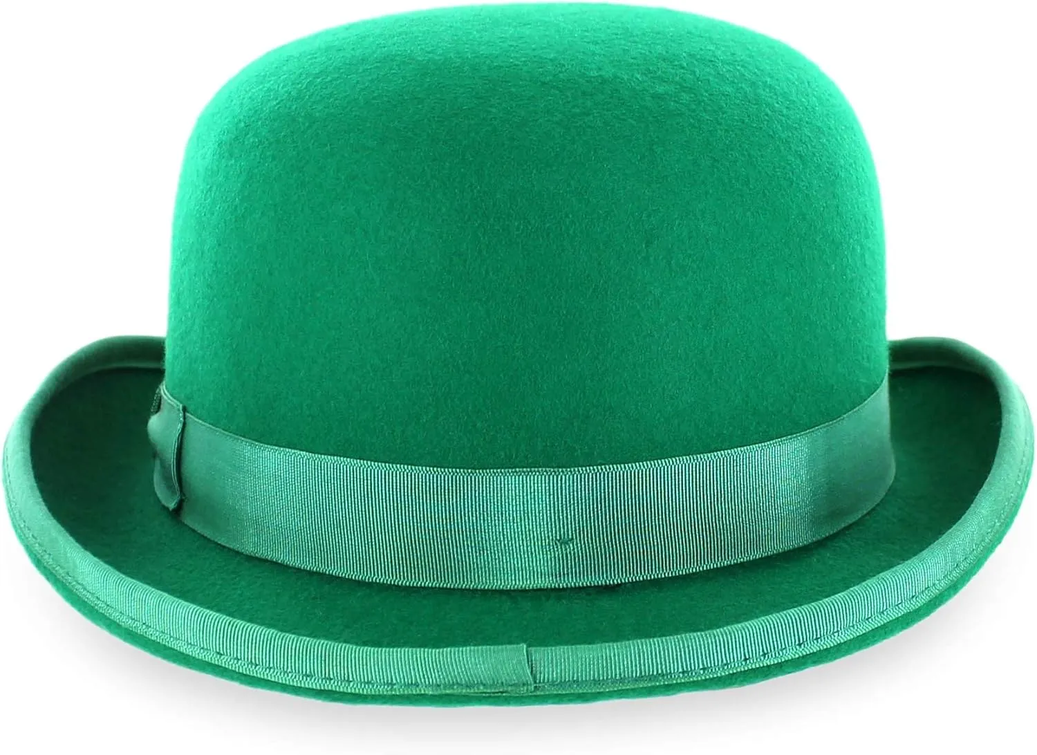 Belfry Mickey Irish Green Derby Hat with Feather and Liner
