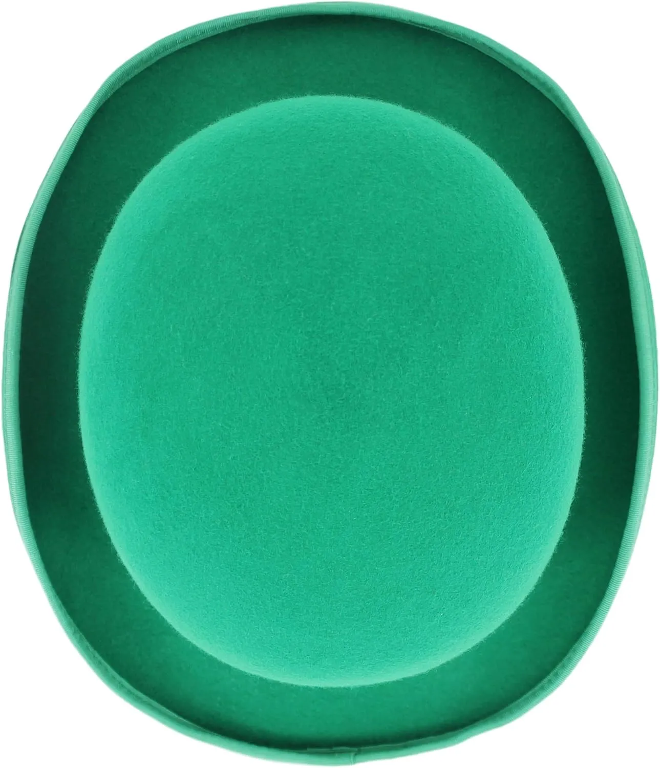 Belfry Mickey Irish Green Derby Hat with Feather and Liner