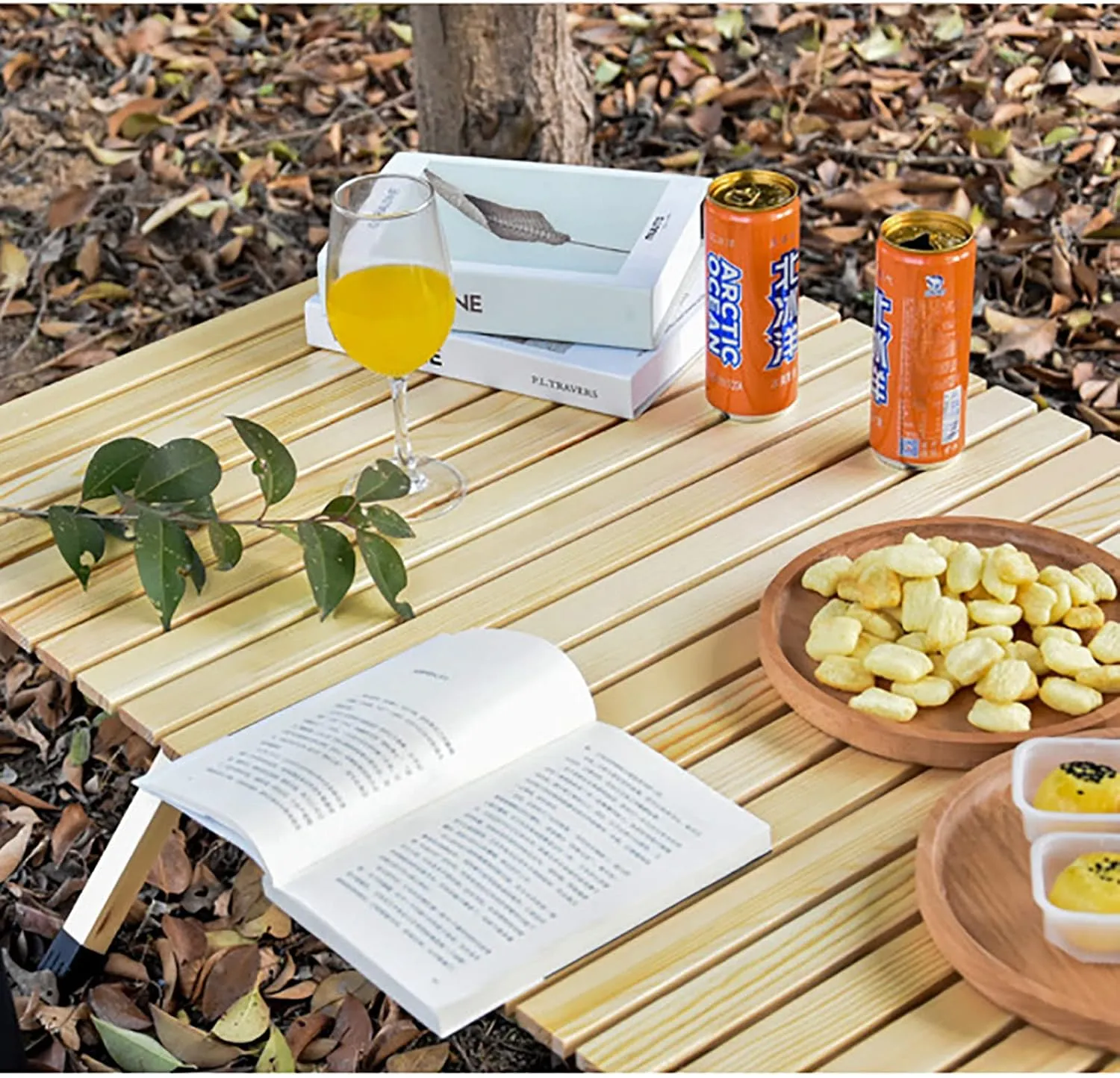 BK&MF Outdoor Folding Camping Table,Aluminum Travel Table Portable Ultralight Picnic Camping Table with Carry Bag for BBQ, Party, Camping,B,120x60x41cm(47x24x16inch)