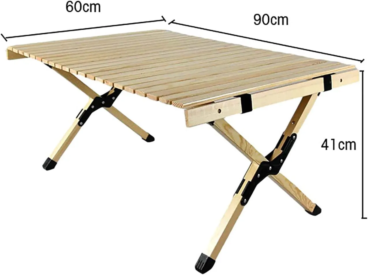 BK&MF Outdoor Folding Camping Table,Aluminum Travel Table Portable Ultralight Picnic Camping Table with Carry Bag for BBQ, Party, Camping,B,120x60x41cm(47x24x16inch)