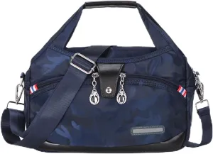 Blaciokamith Tote Bag, Soft Side Lightweight Underseat Tote Bag, Waterproof Oxford Cloth Shoulder, for Daily Traveling