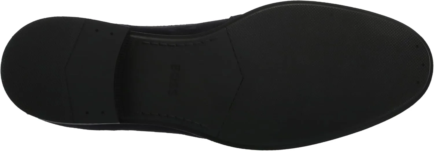 BOSS Men's Colby Smooth Suede Lace Up Derby Dress Shoe Oxford Flat