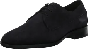 BOSS Men's Colby Smooth Suede Lace Up Derby Dress Shoe Oxford Flat