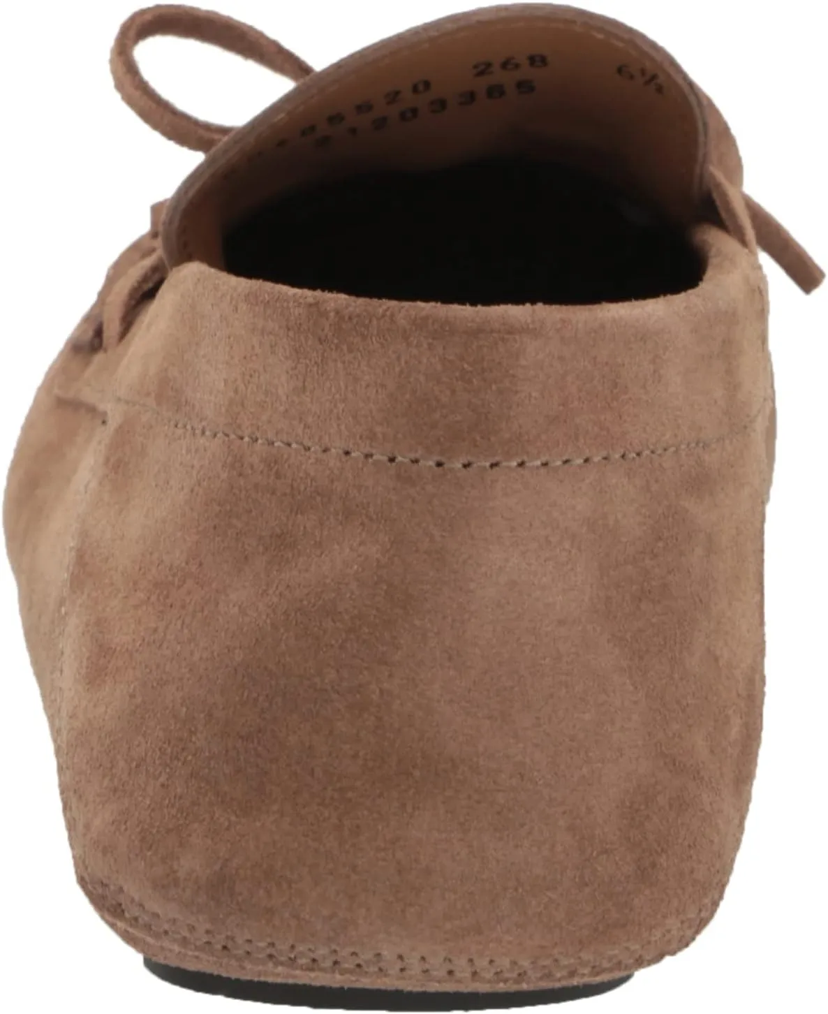 BOSS Women's Suede Slip-on Moccasins with Top Bow Detail Loafer Flat