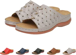 Breathable Mesh Sandals for Women, Women's Comfy Orthotic Sandals, Dressy Summer Flip Flops Casual Walking Wedges