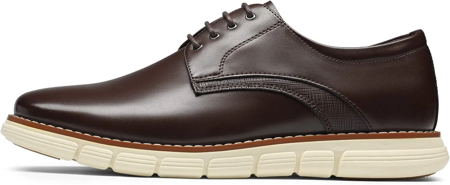 Bruno Marc Men's Crossflex Dress Sneakers Wingtip Derby Casual Oxford Formal Shoes