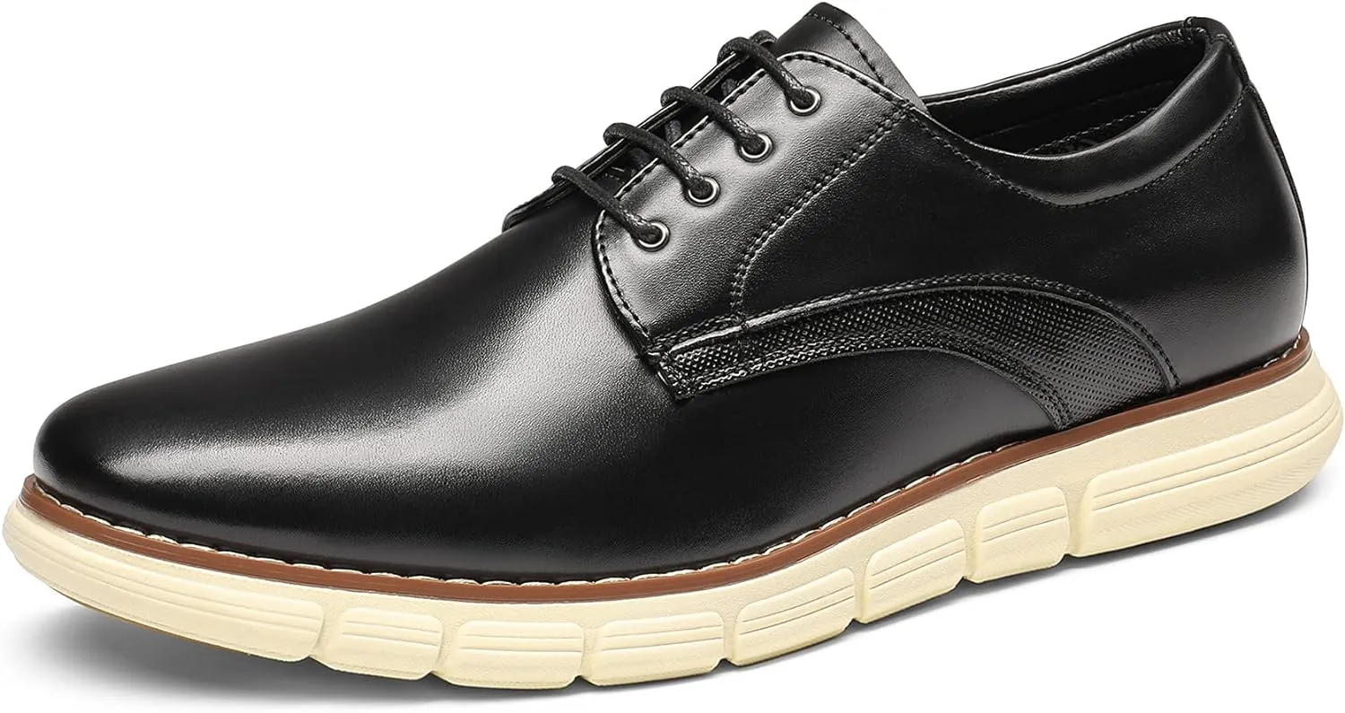 Bruno Marc Men's Crossflex Dress Sneakers Wingtip Derby Casual Oxford Formal Shoes