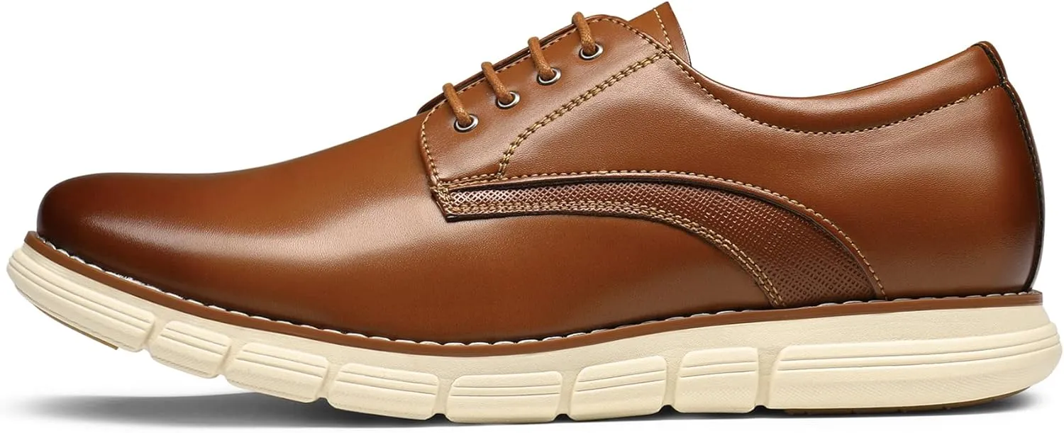 Bruno Marc Men's Crossflex Dress Sneakers Wingtip Derby Casual Oxford Formal Shoes