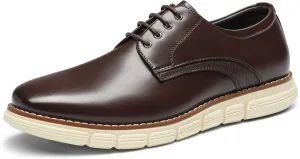 Bruno Marc Men's Crossflex Dress Sneakers Wingtip Derby Casual Oxford Formal Shoes