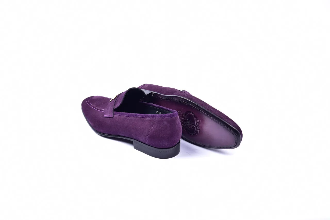 C02004- 5760S H Buckle Suede-Purple