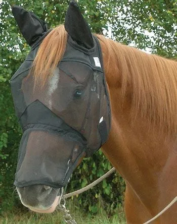 Cashel Quiet Ride Standard Fly Mask with Mule Ears