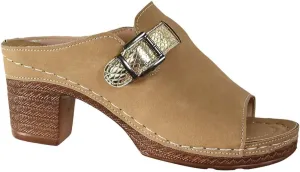 Chunky Sandals for Women 2025 Casual Thick Sole Orthopedic Sandals Peep Toe Slip On Sandal Strap Buckle Backless Clogs Shoes Walking Comfortable Dressy Beach Wedge Sandal
