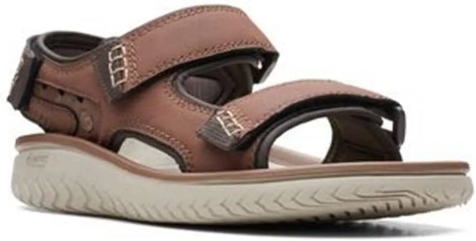 Clarks Men's Wesley Bay Flat Sandal, AD Template Size