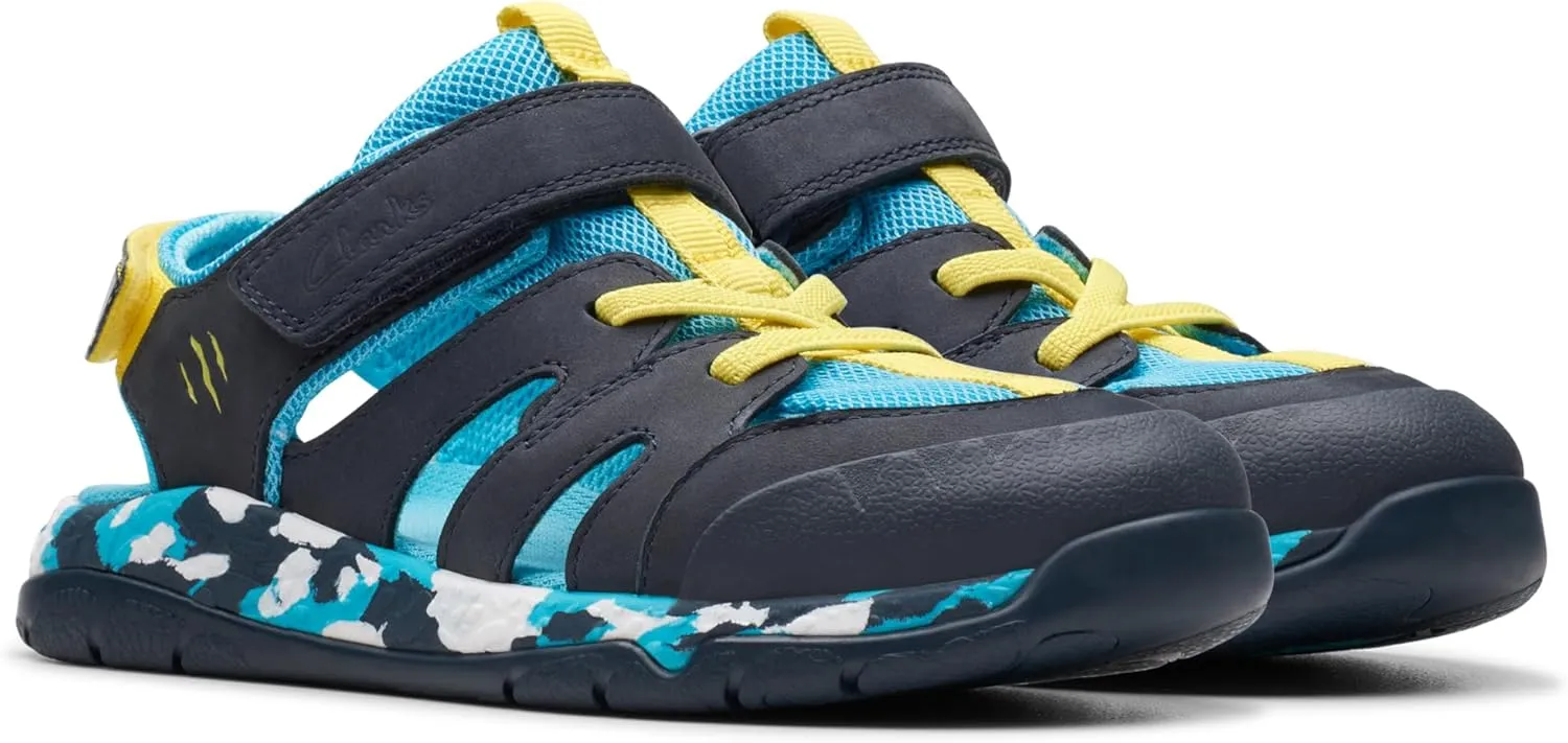 Clarks Unisex-Child Steggy Roar Fisherman Sandal