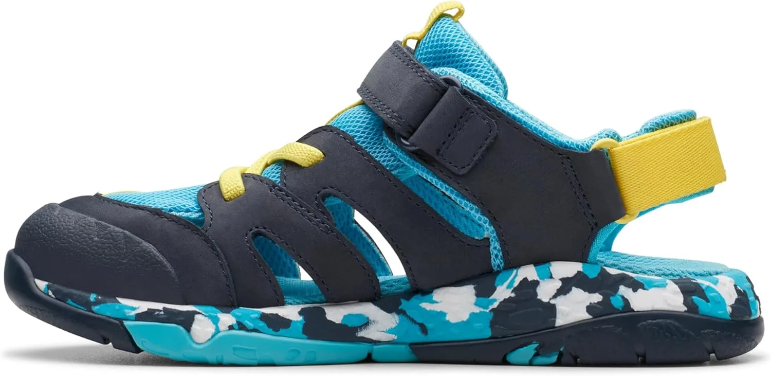 Clarks Unisex-Child Steggy Roar Fisherman Sandal