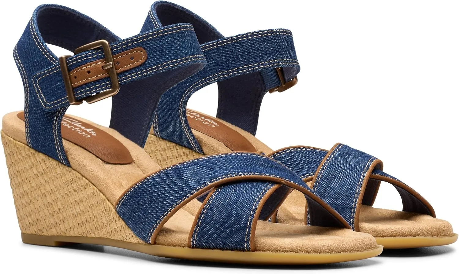 Clarks Women's Emmalae Iris Heeled Sandal