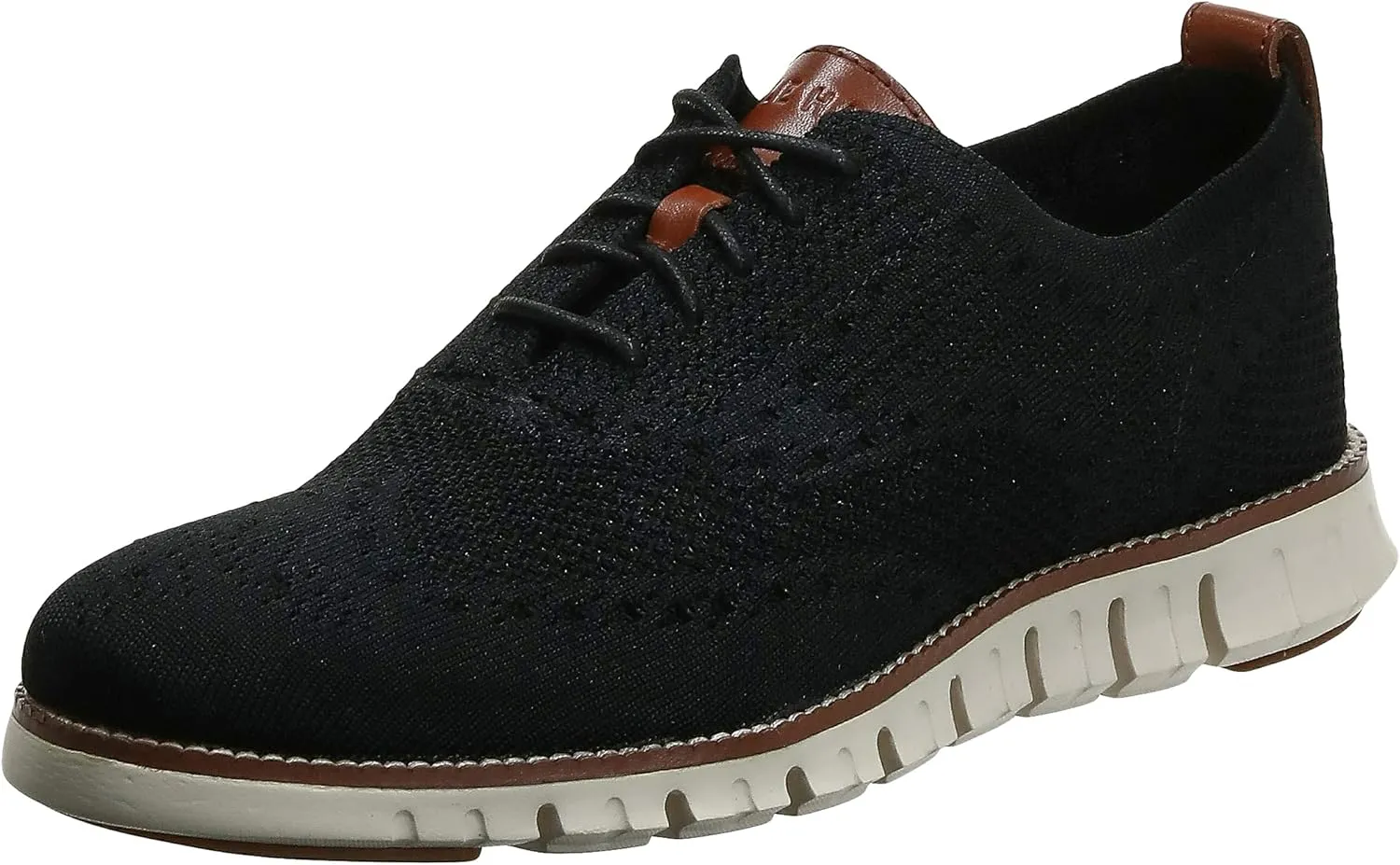 Cole Haan Mens Zerogrand Stitchlite Oxford Black/Ivory 14 D - Medium