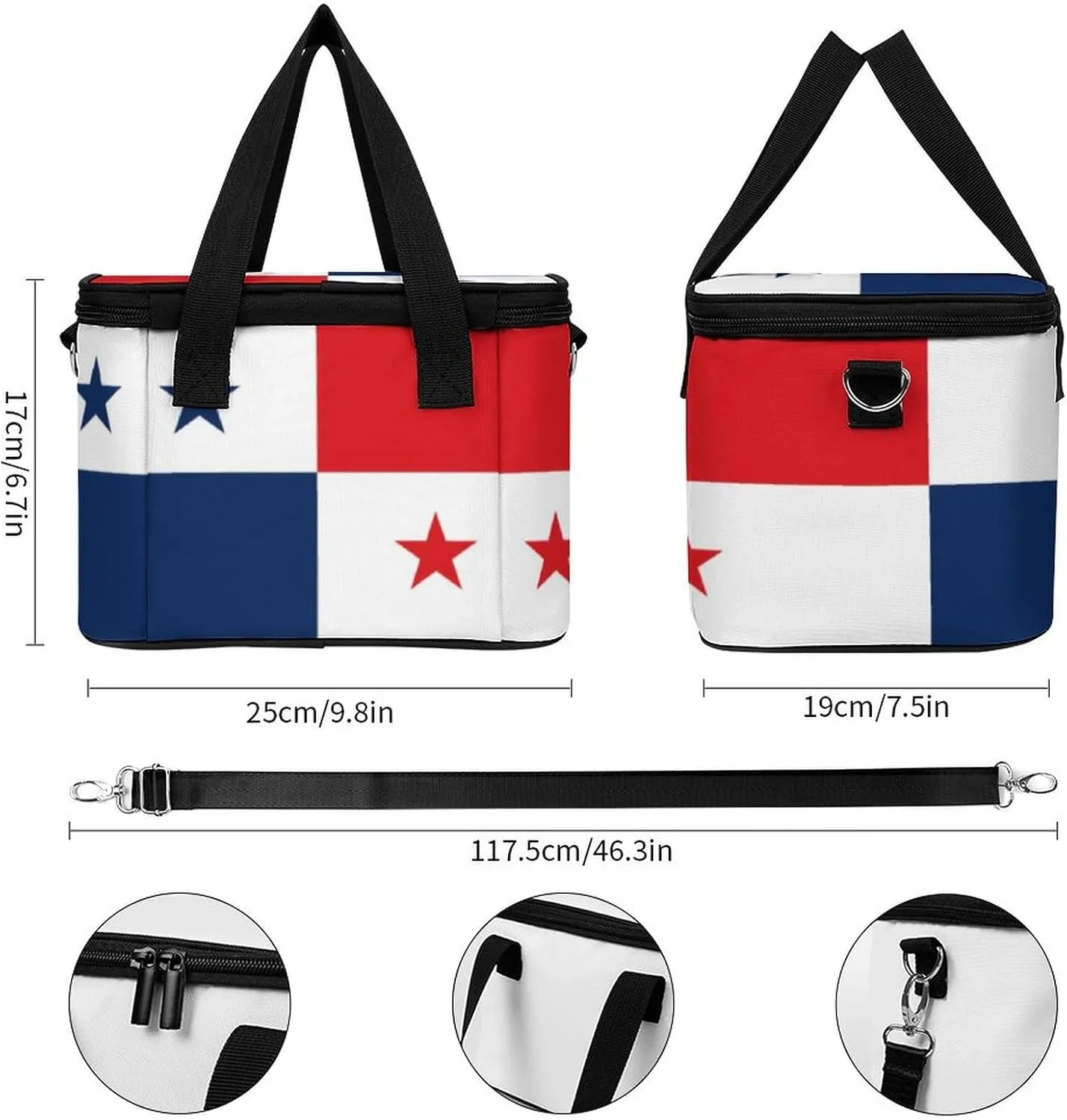 Collapsible Cooler Bag Camping Cooler Tote Lunch Cooler Insulated Waterproof Lunch Box for Picnic Beach Travel