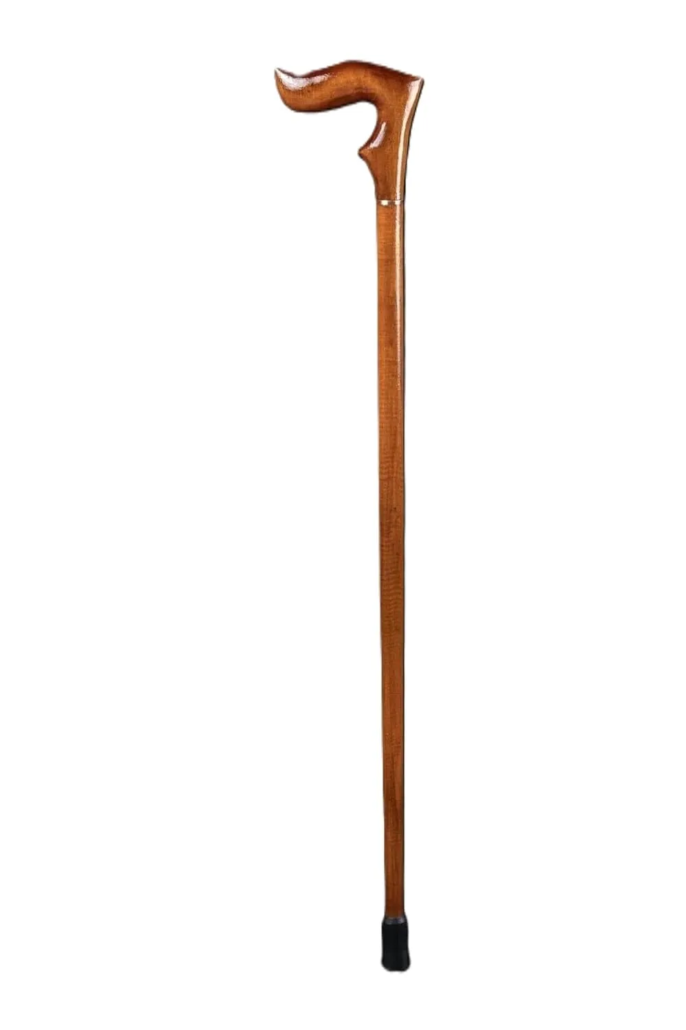 Craved Wooden Walking Stick - Premium Derby Walking Cane With Ergonomic Palm Grip Handle - 36" Designer Handmade Engraved Elegant Carved Canes For Men Women Comfortable Best Gift Idea