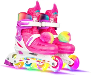 Crazy Skates Adjustable Inline Skates Adjusts to fit Across Four Show Sizes