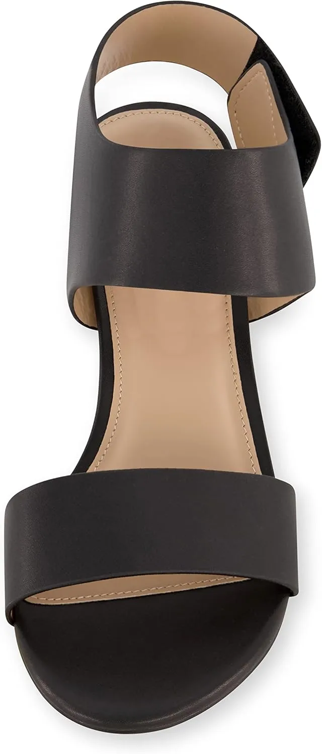 CUSHIONAIRE Women's Talent cut out heel sandal  Memory Foam and Wide Widths Available