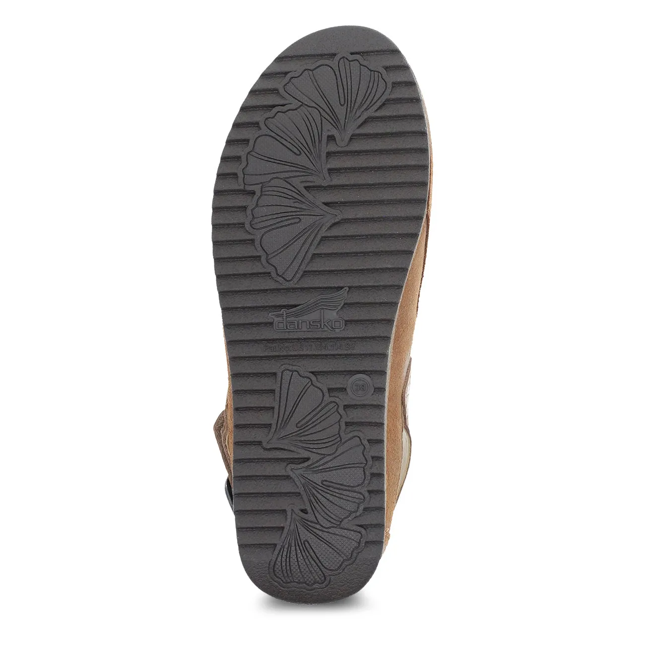 Dansko Merrin tan burnished suede