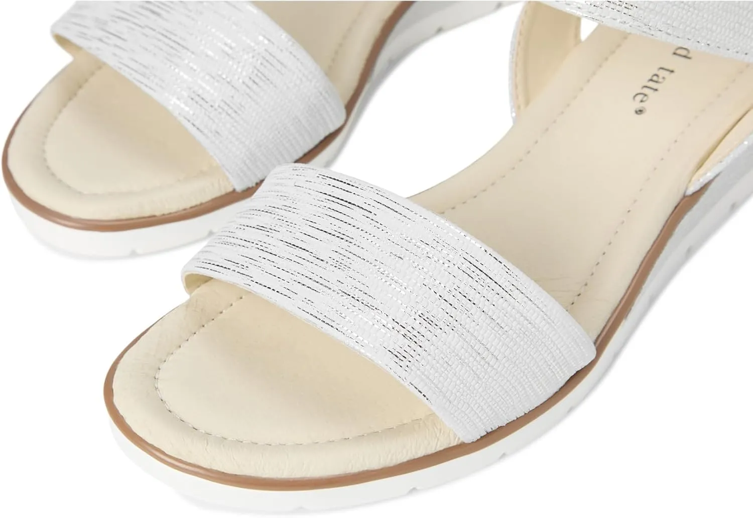 David Tate Womens Scala Adjustable Leather Slingback Sandals