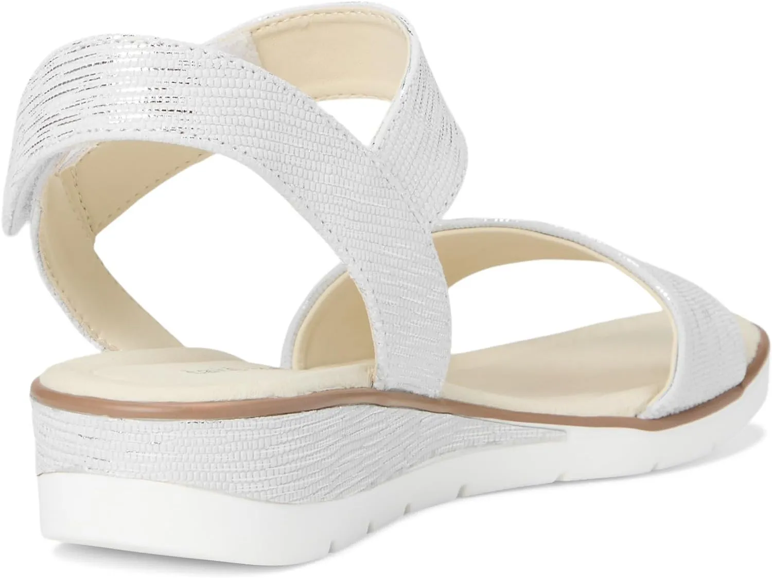 David Tate Womens Scala Adjustable Leather Slingback Sandals