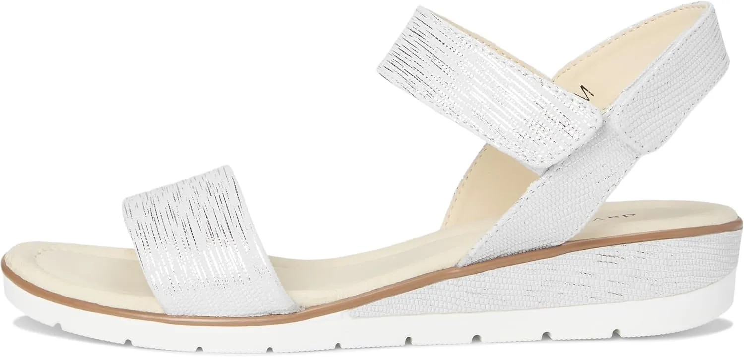 David Tate Womens Scala Adjustable Leather Slingback Sandals