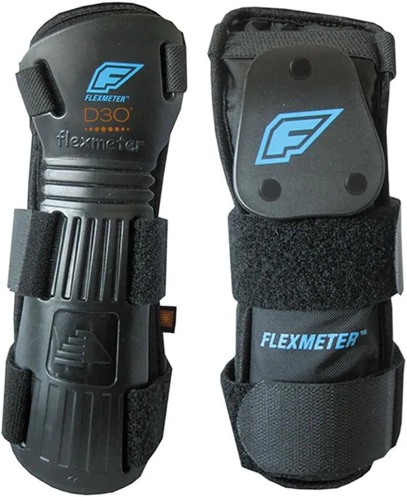 Demon United Flexmeter Double Sided Wrist Guards -Integrated with D3O Impact Technology-Sold as Pair (Small)