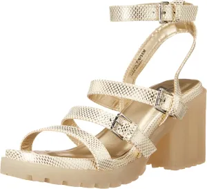 Dirty Laundry Women's France Cloud Snake Heeled Sandal