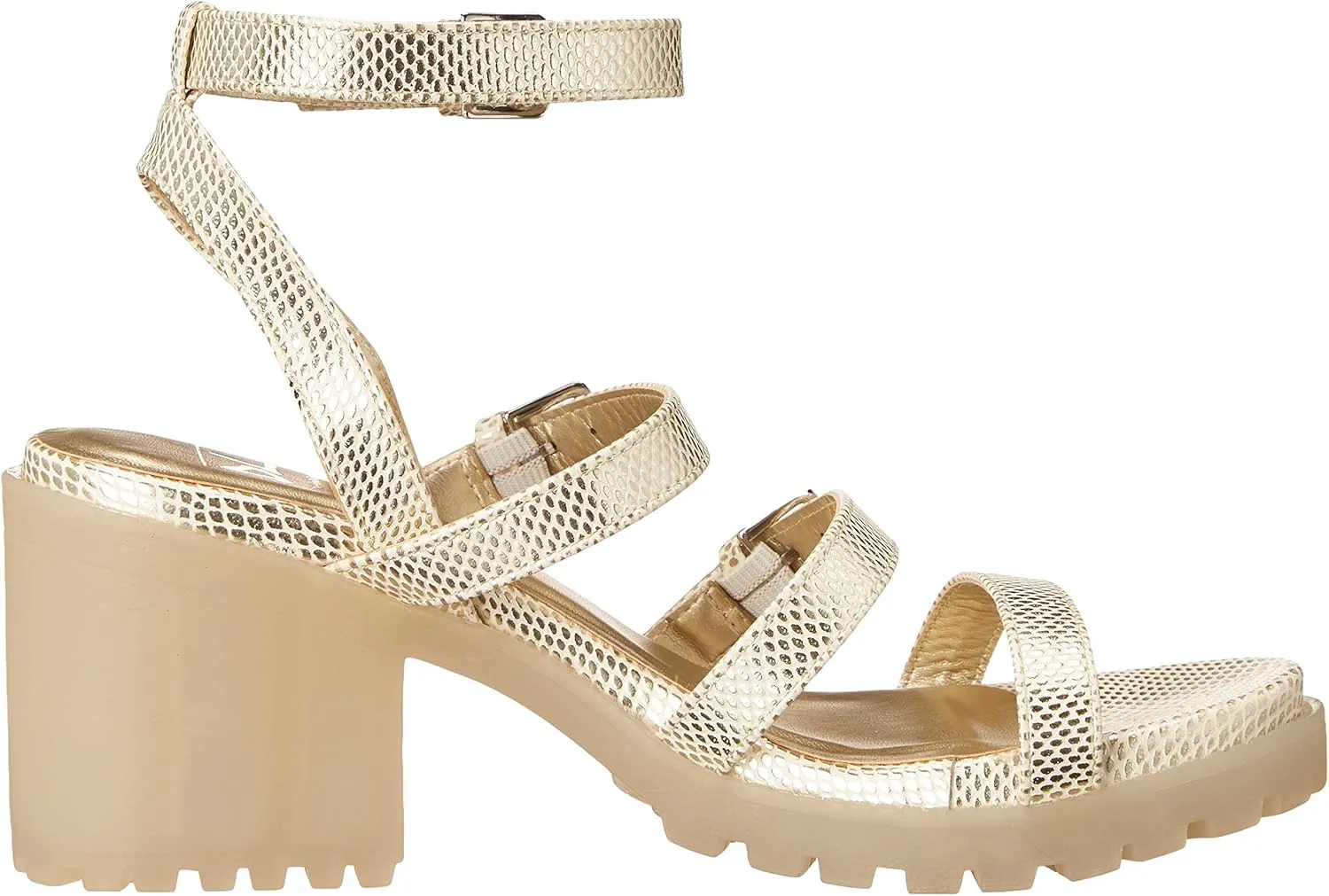 Dirty Laundry Women's France Cloud Snake Heeled Sandal