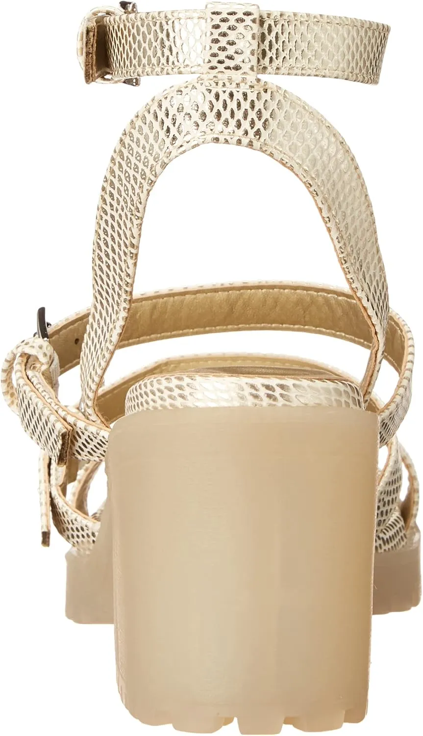 Dirty Laundry Women's France Cloud Snake Heeled Sandal