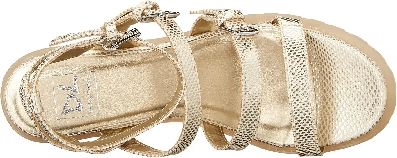 Dirty Laundry Women's France Cloud Snake Heeled Sandal