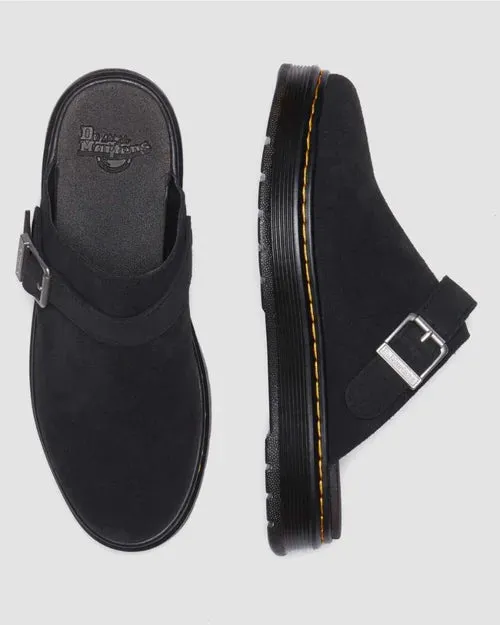 Dr. Martens Brookline Mule - Black Bronx Suede