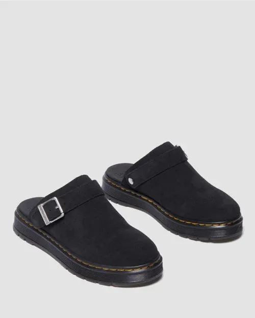 Dr. Martens Brookline Mule - Black Bronx Suede