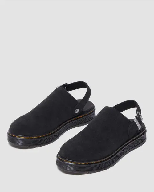 Dr. Martens Brookline Mule - Black Bronx Suede