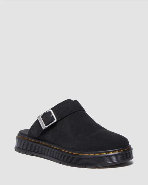 Dr. Martens Brookline Mule - Black Bronx Suede