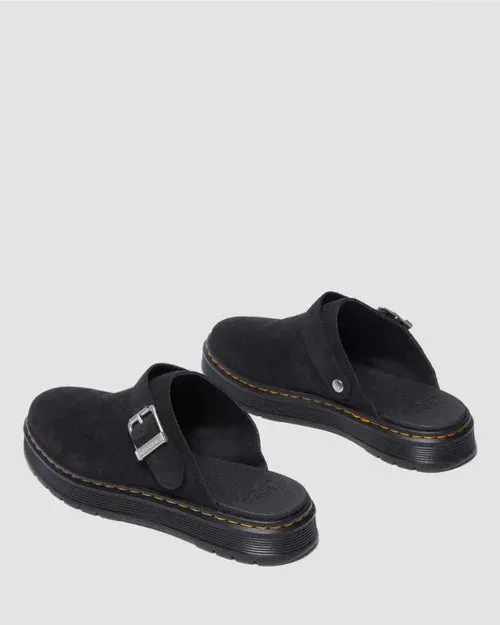 Dr. Martens Brookline Mule - Black Bronx Suede