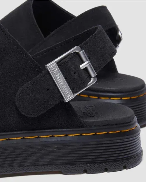 Dr. Martens Brookline Mule - Black Bronx Suede