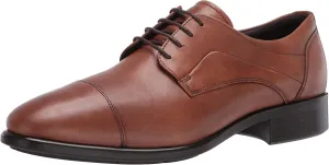 ECCO Men's Citytray Derby, Amber, 6-6.5
