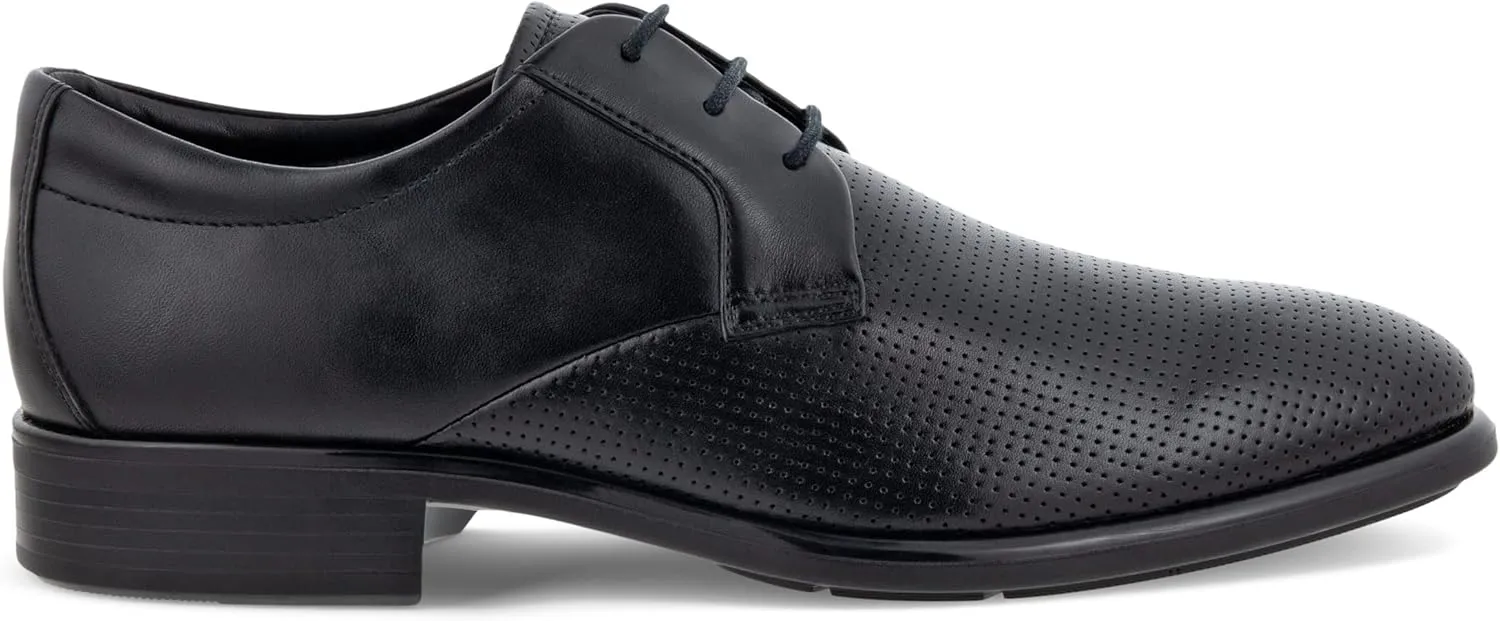 ECCO Men's Citytray Perforated Toe Oxford