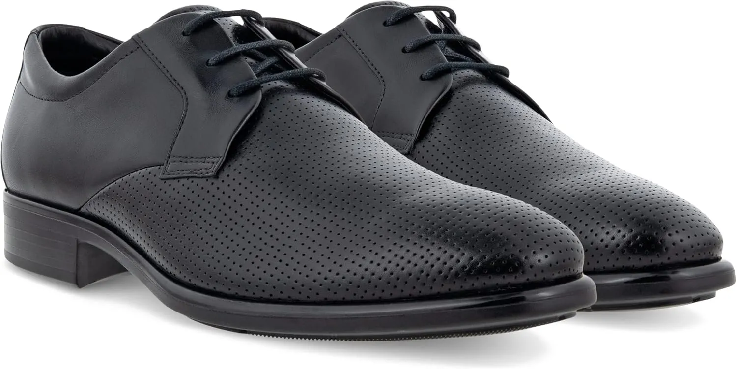 ECCO Men's Citytray Perforated Toe Oxford